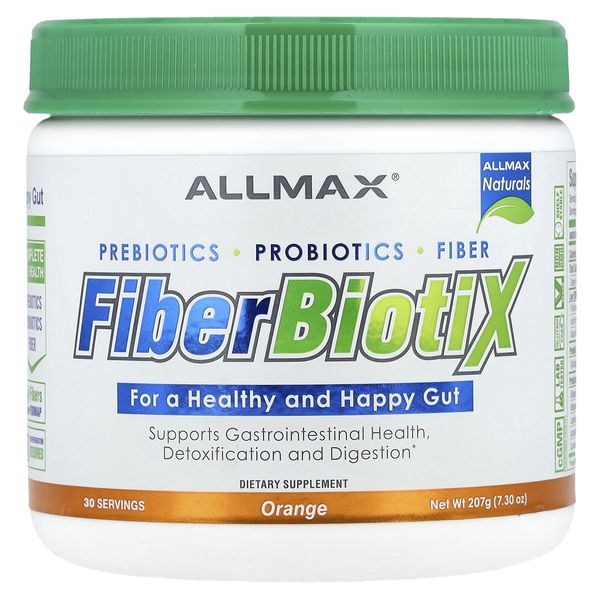 FiberBiotiX, Orange, 7.3 oz (207 g)