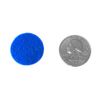 Playfully Ever After 1 Inch Blue 100pc Felt Circle Stickers