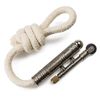 Bush Craft Bushcraft Charrope Holder, Nickel Silver