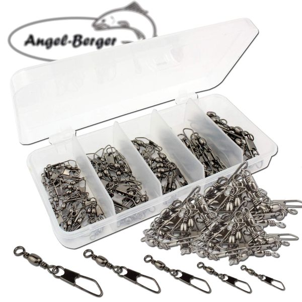 Angel-Berger Wirbelsortiment Tönnchenwirbel in Box