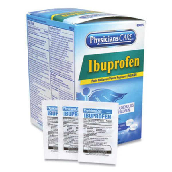 PhysiciansCare 90015 Ibuprofen Medication (100/Box) New