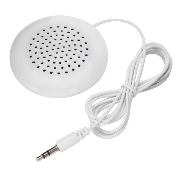 VBESTLIFE Lautsprecher, Stereo Outdoor Lautsprecher, 3, 5mm Lautsprecher Kissen für ios, ios, ios, MP3, MP4, Android, CD Player usw,Weiß.