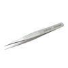 AmScope High Precision 4 3/4 in. Straight Flat Edge Tweezers - FREE Ship