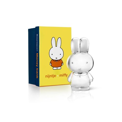 Zilverstad Money Box Miffy, Silver,15 x 7,5 x 7centimeters