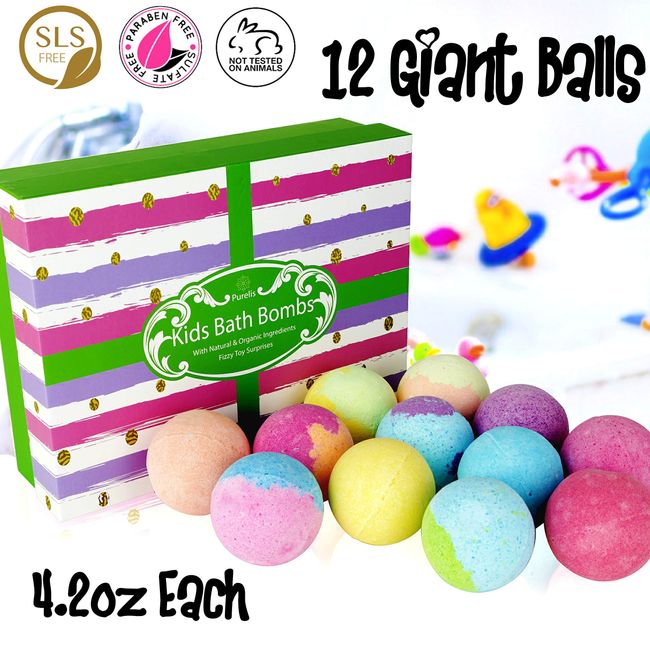 Bulk Organic Bath Bombs Gift Set. Wedding Favors & Party Favors