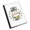 Crazy Rabbit Lady Stars Passport Holder Cover