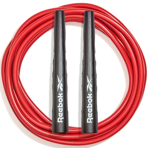 Reebok RARP-120 Red Skipping Rope for Adult Training Heavy Kids Double Units Indoor Skipping Rope