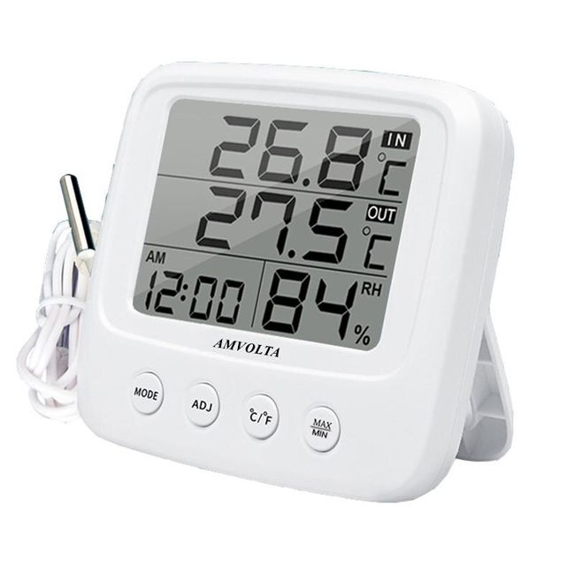 Desktop Digital Indoor Room Thermometer Hygrometer With Backlight