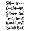 Set Of Hinch Inspired Vinyl Decals (Black)