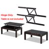 Lift Up Modern Coffee Convertible Table Mechanism Hardware Spring Hinge Black