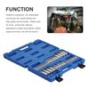 SAE & Metric Socket Set Standard Allen 1/4" 3/8" 1/2" | Master Hex Bit Set 34pc