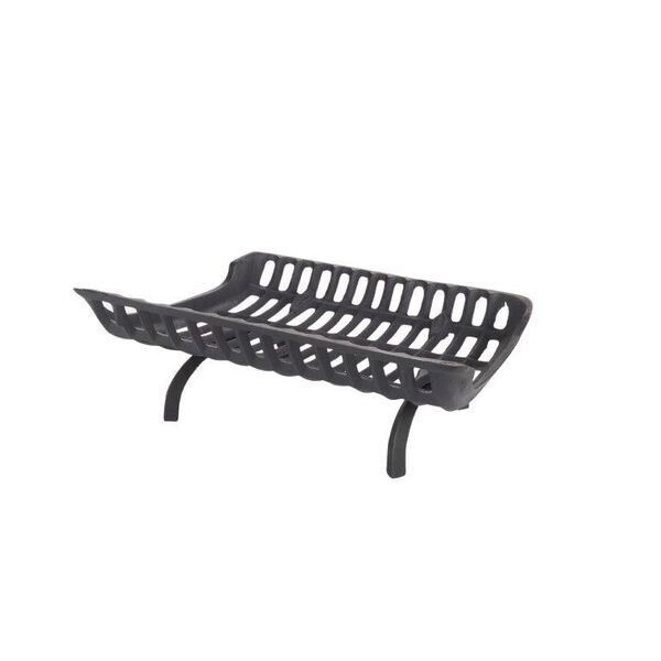 G1028   HYC  Basket Style Cast Iron Fireplace Grate with 2 1/2 Inch Legs