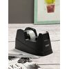 Stylex 23288 Adhesive Tape Dispenser with a Roll of Adhesive Film, Black