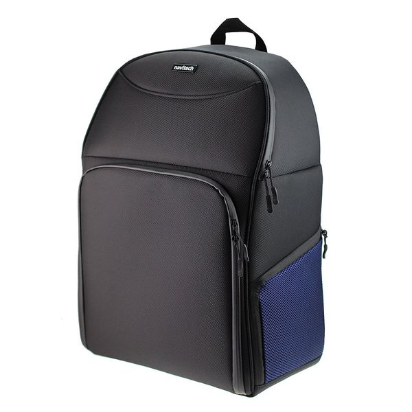 Navitech Rugged Black & Blue Backpack Rucksack Case for The Air Hogs 6040305 Hyper Drift Drone