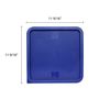 Excellante Plastic Square Lid for 12, 18 and 22-Quart, Blue