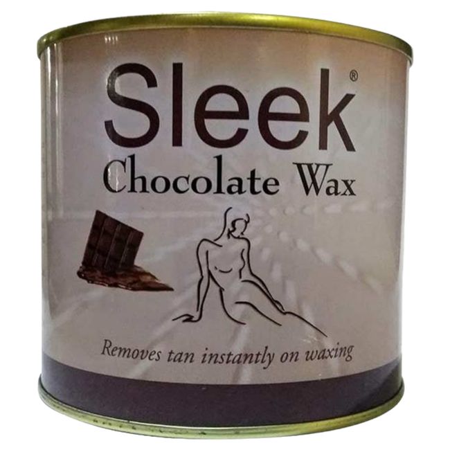 Pack of 1, 600g Sleek Chocolate Wax For Arms, Legs, Under Arms Hair Removal