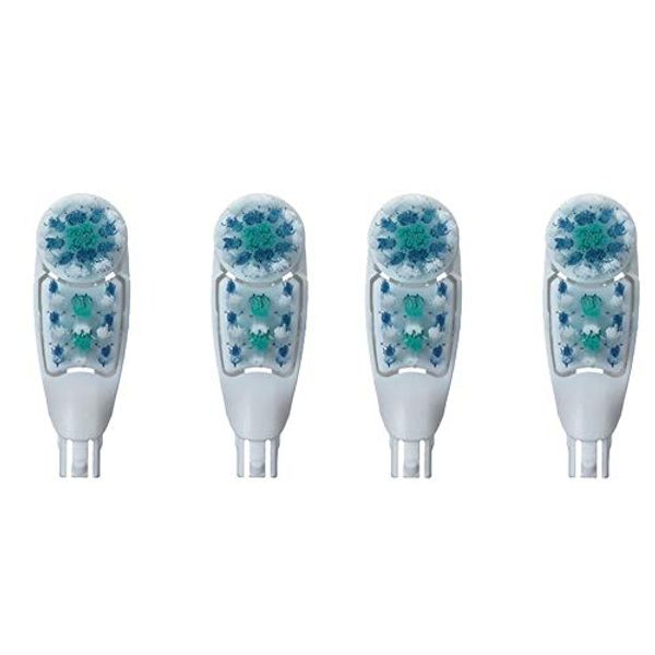 Electric Toothbrush Replacement Brush Heads - 4Pcs Travel Toothbrush Medium Adult Electric Toothbrush Head Replacements - ZOKLU Toothbrush Soft Bristles Spin Brush Heads Replacement Toothbrush Heads