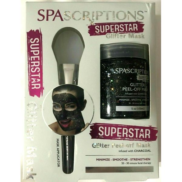 Spa Scriptions Superstar Glitter Peel Off Mask 5oz / 150ml NIB