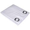 Douceur d'Intérieur Absolu Microfibre Curtain with Eyelets, Plain, Polyester, polyester, white, 280 x 140 cm