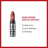 Ruby Kisses Ultra Matte Super Rich Lipstick 3.5g/0.12oz (RMLS08 VAMPIRE RED)