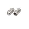 Sourcingmap M4x8mm 304 Stainless Steel Spring Hex Socket Ball Point Grub Set Screws 10pcs