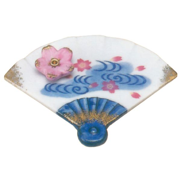 Maple incense stand fan-shaped gift gift present small gift incense stick incense incense autumn leaves healing goods