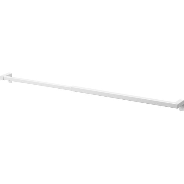 Yamazaki 5692 Extendable Long Towel Hanger Bar, White, Approx. W16.5 - 29.9 x D 3.9 x H 2.8 inches (42 - 76 x 7.4 - 8.5 x 5 cm), Tower Kitchen Storage, Towel Rack, Kitchen Accessories Storage