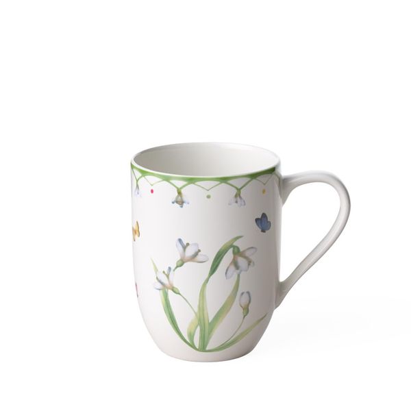 Villeroy & Boch – Colourful Spring Cup with Handle, Dishwasher Safe, Microwave Safe, Easter Decorations Home, Easter Gifts for Adults, Coffee Mug, Ceramic Cup for Tea, Premium Porcelain