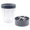 18 oz Cup with Lip Ring & Extractor Blade for NutriBullet NB-101B NB-101S NB-201