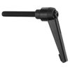 sourcing map 1Pcs M8 x 50mm Adjustable Knobs Handle Male Thread Push Button Ratchet Quick Release Locking Rotating Bolt for Lathe Machinery, Black