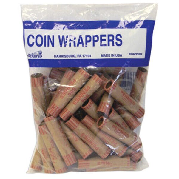 Coin Wrappers Penny Pack 36 ct