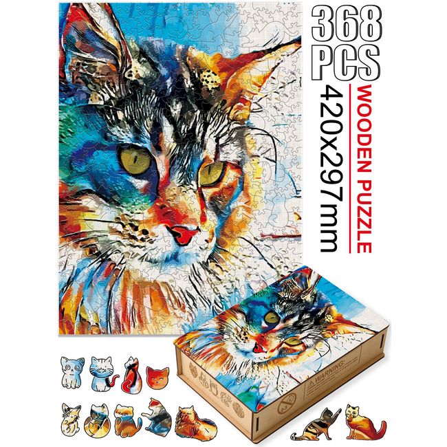 Wooden Animal Puzzles Adults, Games Puzzles Adults
