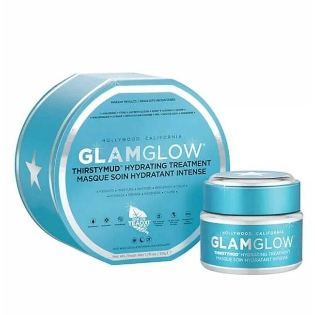 Glamglow Glam Glow THIRSTYMUD Hydrating Treatment Glowing Complexion 1.7oz, NIB