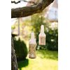 VBS Glass Lantern Bottle Height 22 cm with Hanging Chain