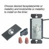 BN-LINK Heavy Duty Mechanical 60-Minute In-Wall Spring Loaded Countdown Timer