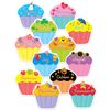 Creative Teaching Press Cupcake Accents for Bulletin Boards & Classrooms, CTP 10” Jumbo Designer Cutouts, 12-Piece Set, Multicolor