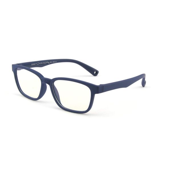 FOURCHEN Anti-Blaulicht-Brille für Kinder Computerbrille,UV-Schutz Anti-Glare-Brillen Computerbrille Video-Gaming-Brille für Kinder (matte blue)