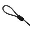 Burg-Wächter Snap+Lock 720 200 Cable Lock with Combination, Black