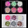 6 Colors Sparkle Flash Powder Glitter Mix Set Reflective Glitter Gel Nails
