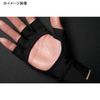 JACKALL Cooling UV Protection Gloves, M, Black