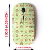 2.4G Wireless Mouse with Cute Pattern Design for All Laptops and Desktops with Nano Receiver - Cartoon Pattern Cute