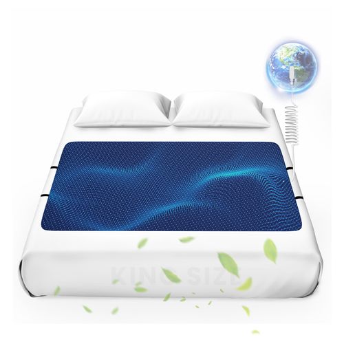 Grounding Mat for Bed - Sleeping Mat for Restful Sleep, Supports Grounding, Eco-Friendly PU Material (King,26.8 * 76.3inch)