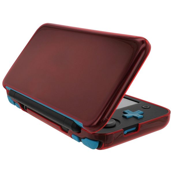 ZedLabz flexi gel TPU protector case cover for Nintendo 2DS XL – red