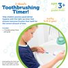 Learning Resources 2-Minute Toothbrushing Timer - 1 Piece, Age 3+ Kids Dental Health, Toddler Toothbrush, Toddler Timer Bathroom, Timer for Kids