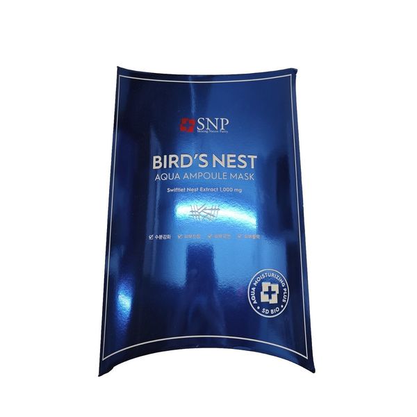 SNP Bird Nest Korean Facial Masks moisturizing Sensitive Skin treatment 10each