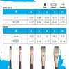 Princeton Umbria Paintbrush, Size 8, Dark Wood