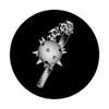 Medieval Spiked Ball Flail Weapon Blackwork PopSockets Standard PopGrip