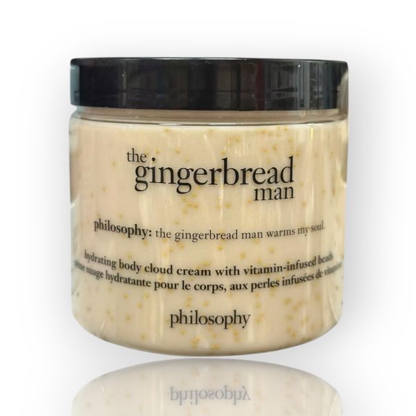 Philosophy THE GINGERBREAD MAN Glazed Body Cloud Cream 16 oz Read