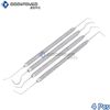 Dentist Teeth Clean Care Explore Probe Hook Pick Stainless Steel Dental Tool Set