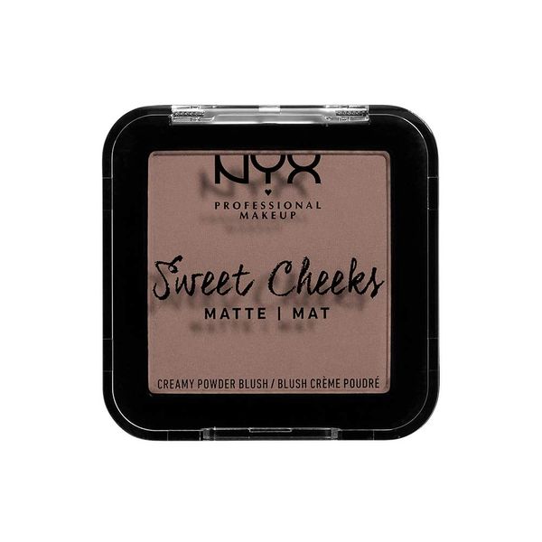 NYX PROFESSIONAL MAKEUP Sweet Cheeks Creamy Powder Blush Mat - Rose, Coral or Berry Tones - Compact - Satin Finish - Not Waterproof - Dry Skin - Cruelty Free